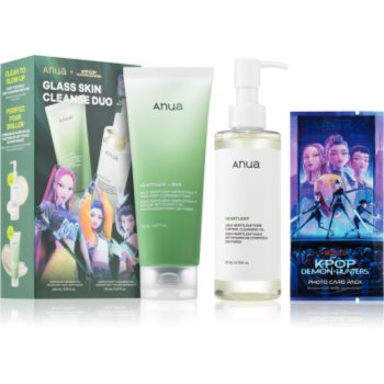 Anua K-Pop Demon Hunters Double Cleansing Duo Set set cadou pentru curatare profunda - imagine 2